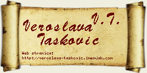Veroslava Tasković vizit kartica